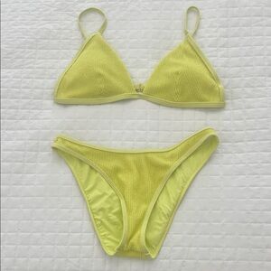 GOOD AMERICAN lime bikini